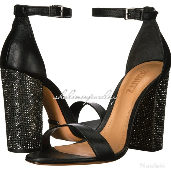 SCHUTZ Crystal Black Heel - Picture 3 of 8